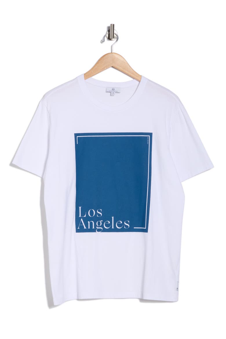 Bryce Crewneck T-Shirt, Alternate, color, LOS ANGELES TRUE WHITE