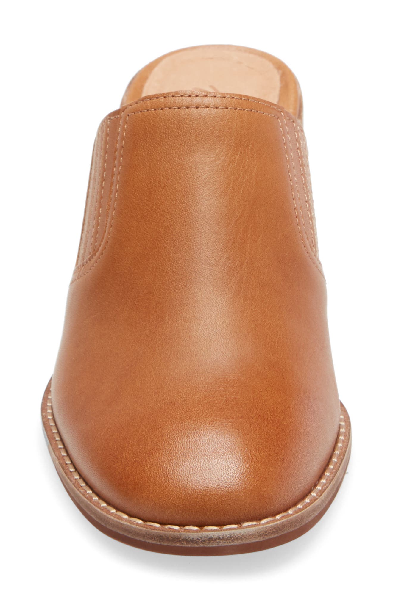 The Carey Mule, Alternate, color, AMBER BROWN