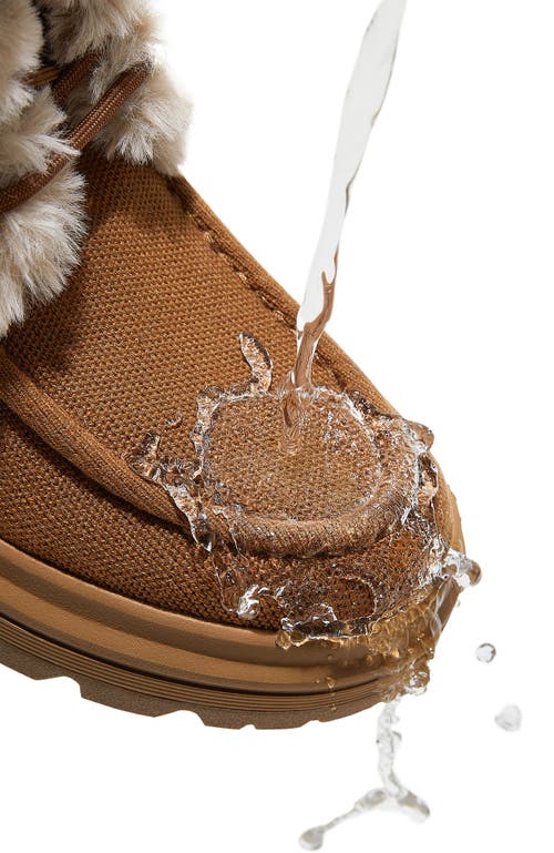 Vivaia Faux Fur Water-repellent Lightweight Warm Boots In Brown