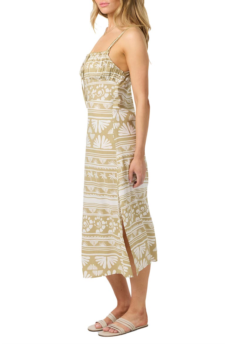 Wiley Printed Midi Sundress, Alternate, color, TWILL