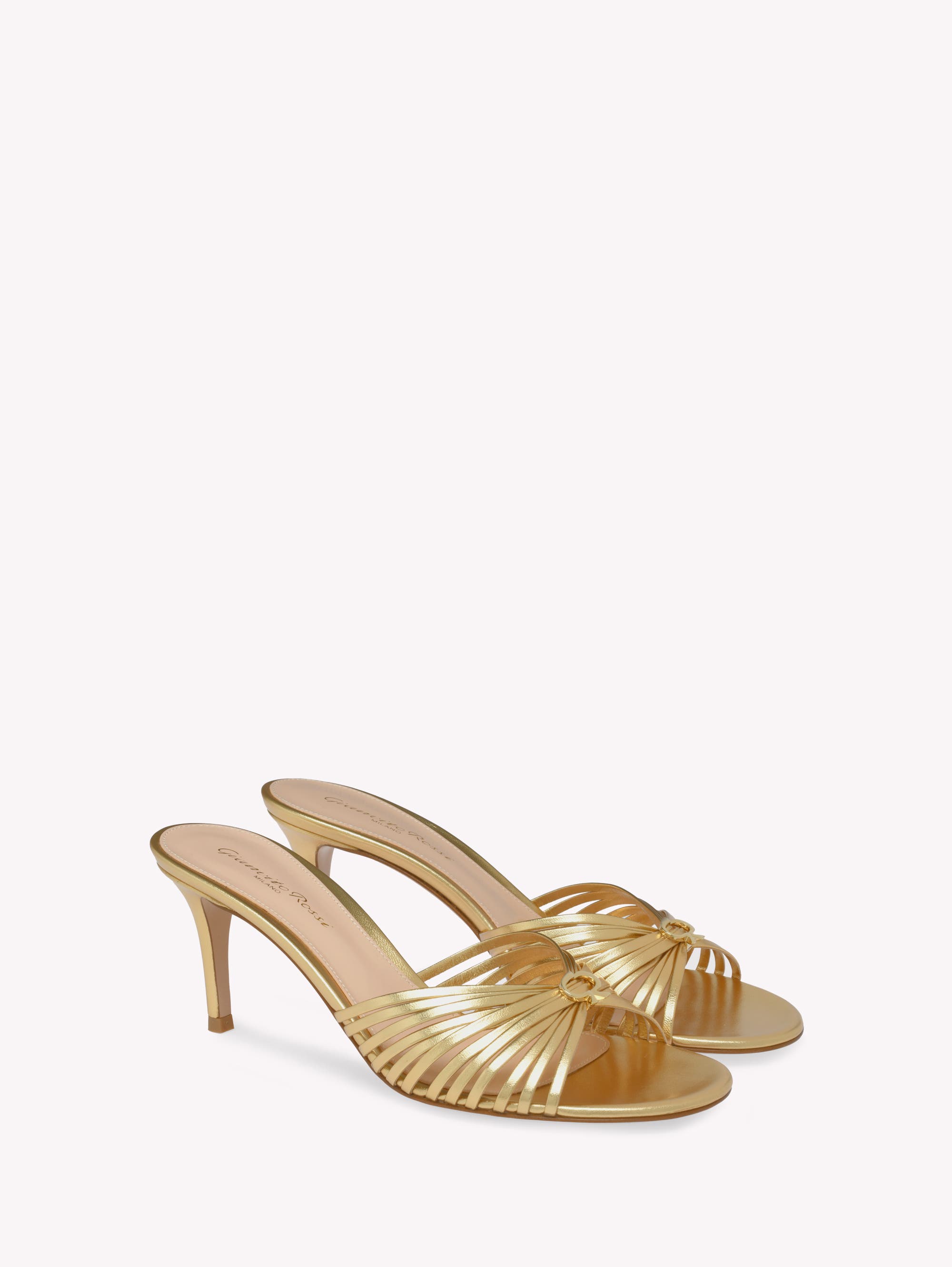 Gianvito Rossi Vyna Sandals, Alternate, color, Brown Nappa