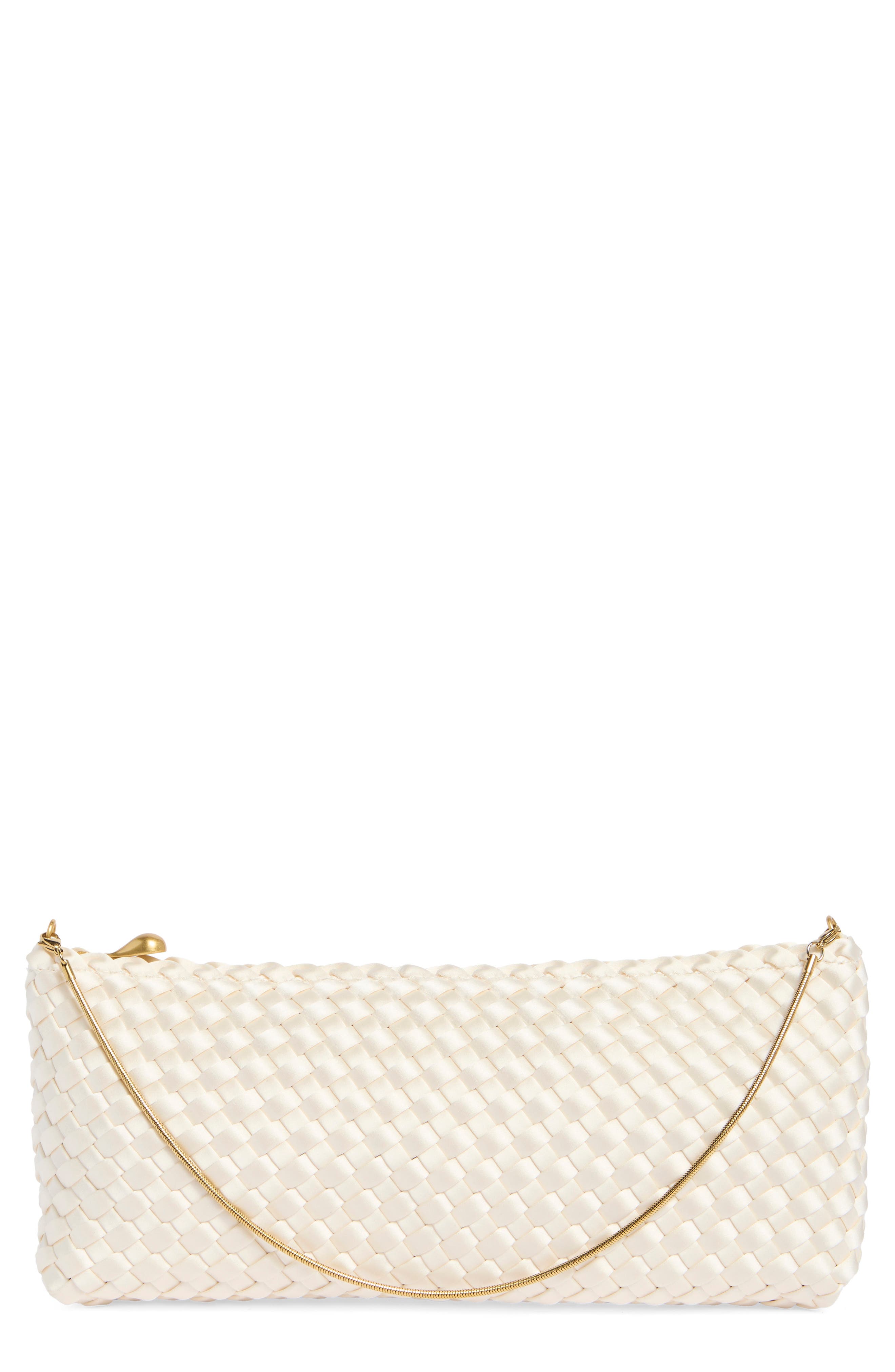 NAGHEDI Medium Gala Clutch, Main, color, Ivory