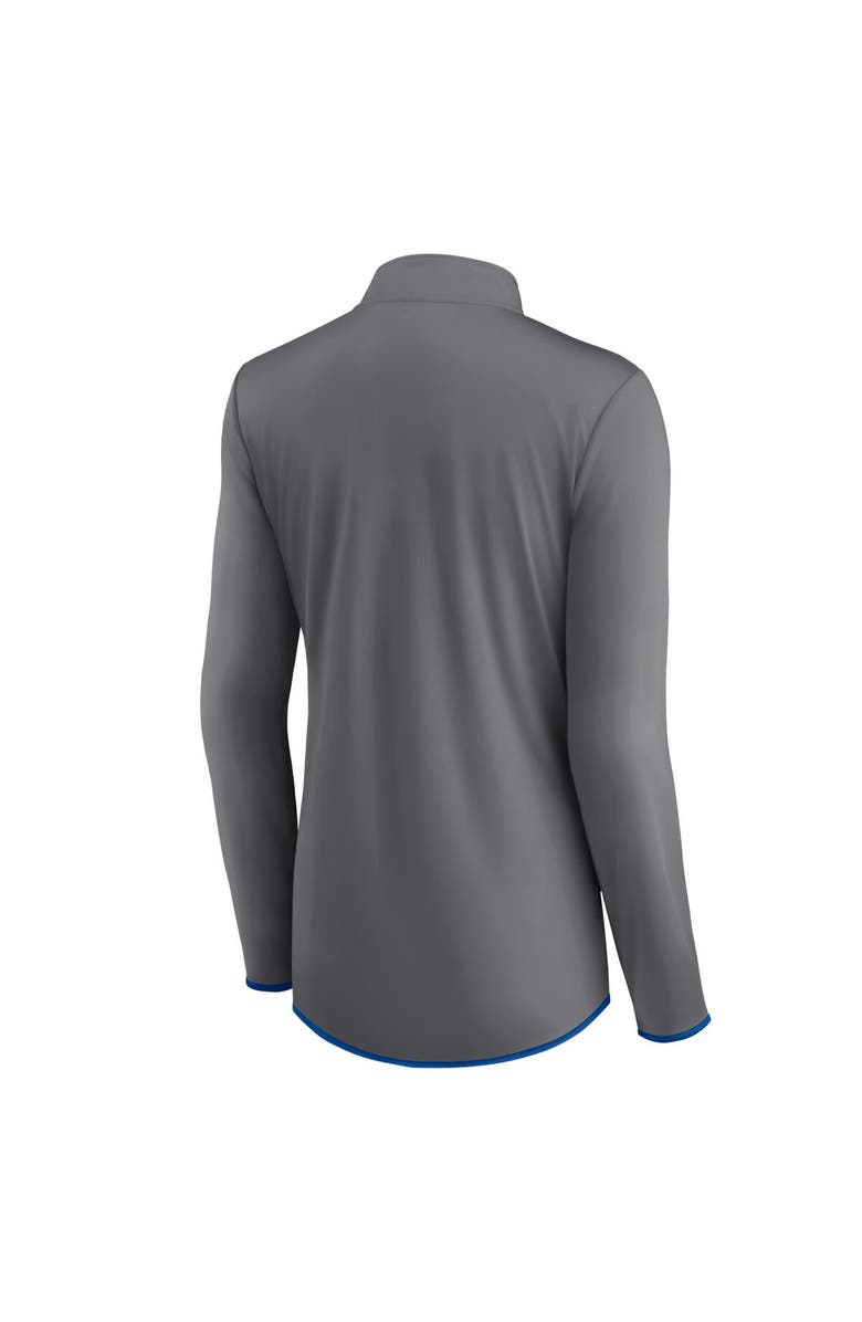 FANATICS Women's Fanatics Gray Florida Gators Corner Quarter-Zip Top, Alternate, color,