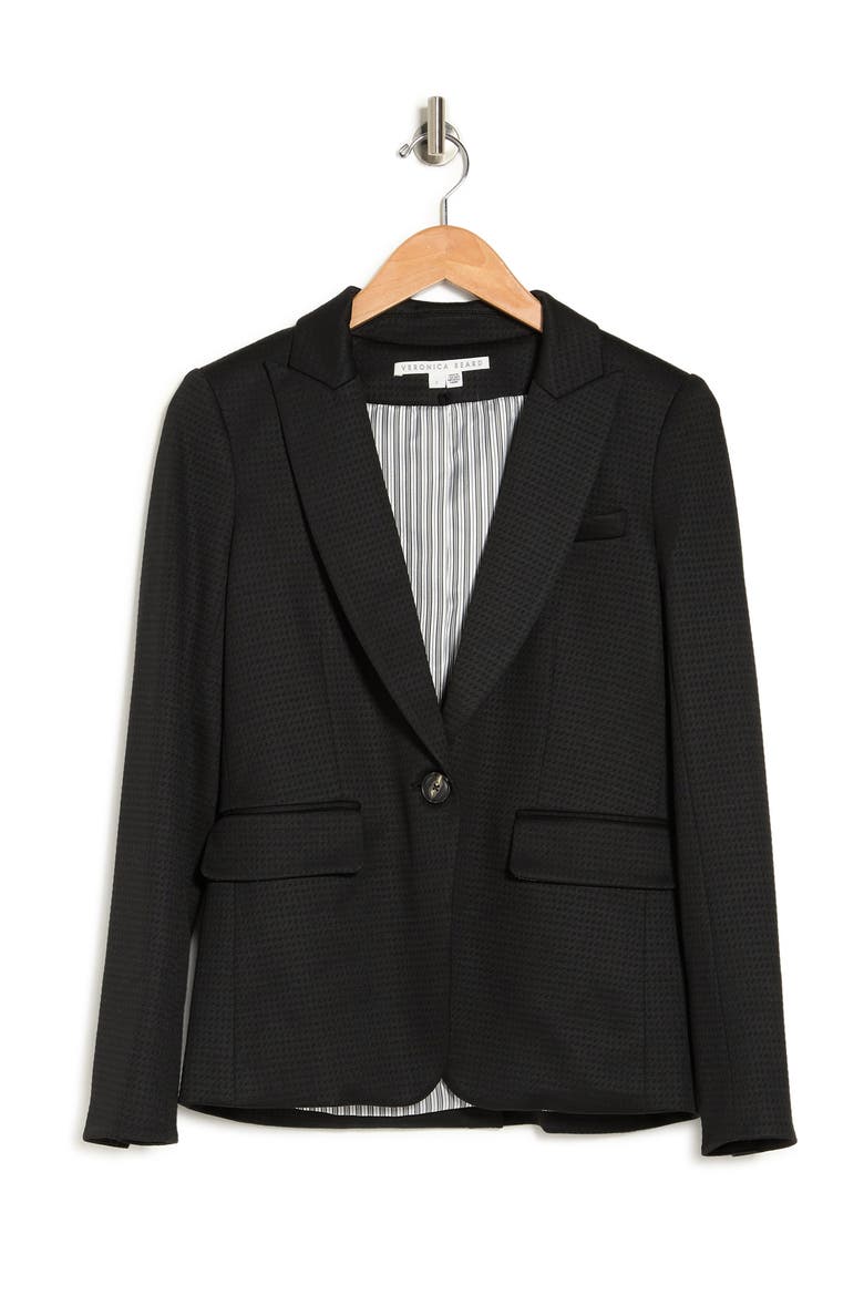 Cutaway Dickey Jacket, Alternate, color, BLACK
