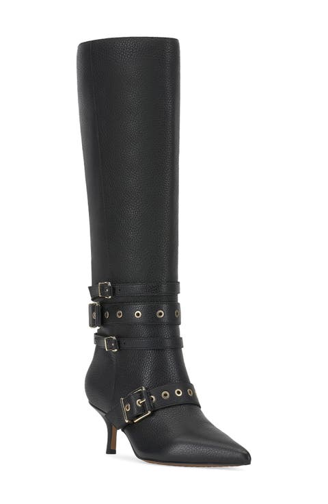 Tyleen Pointed Toe Knee High Boot (Women)