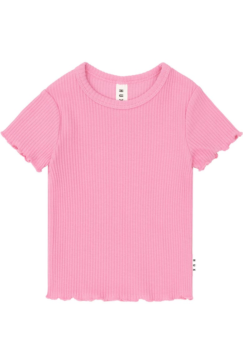Strawberry Rib Tee, Main, color, Strawberry