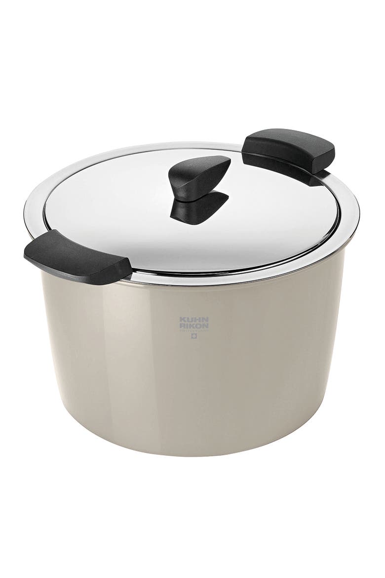 Hotpan Stainless Steel Cooking Pot with Insulated Bowl, 5.3-Quart, Main, color, Sand