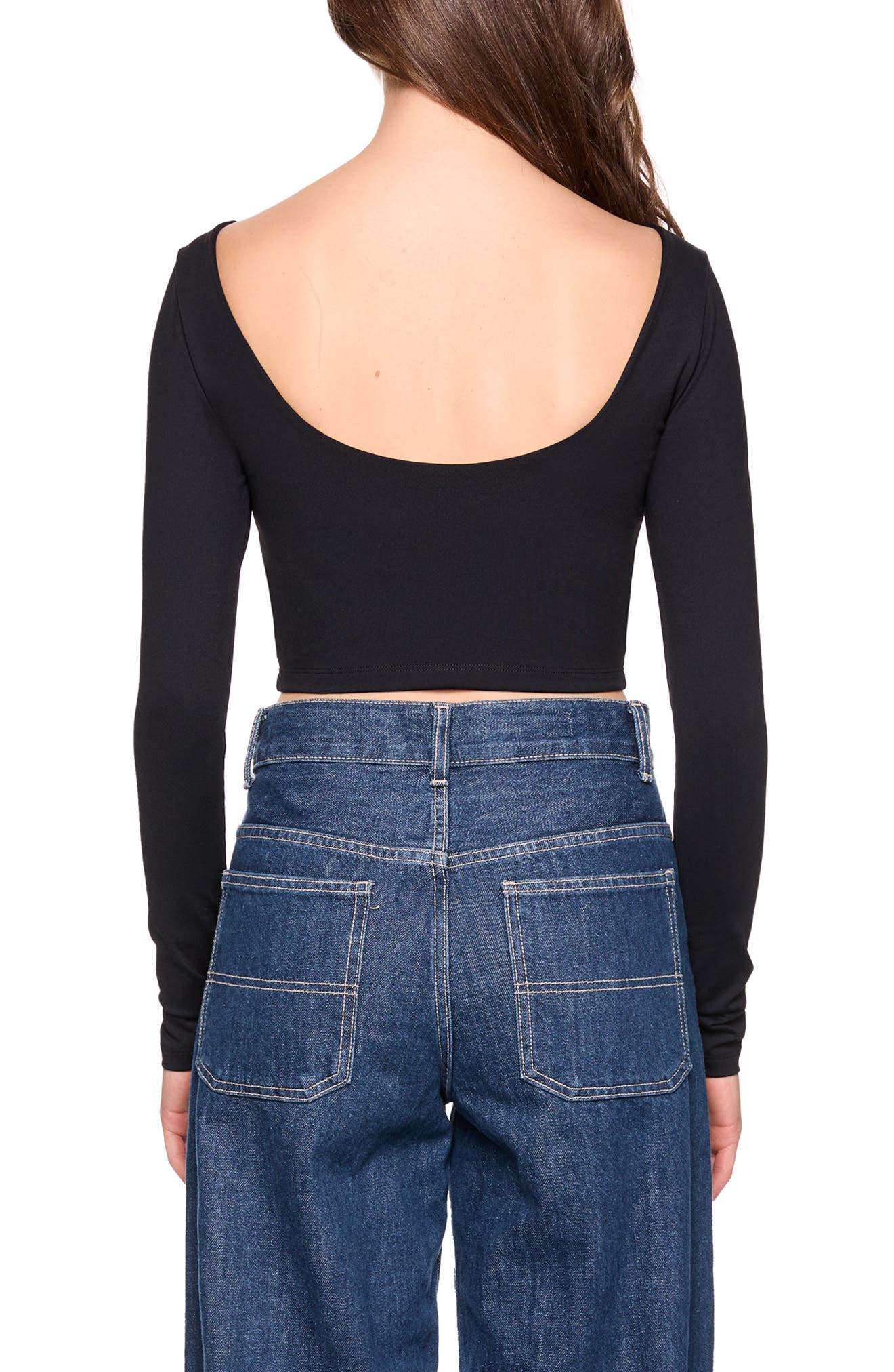 Scoop Back Crop Top - image 2