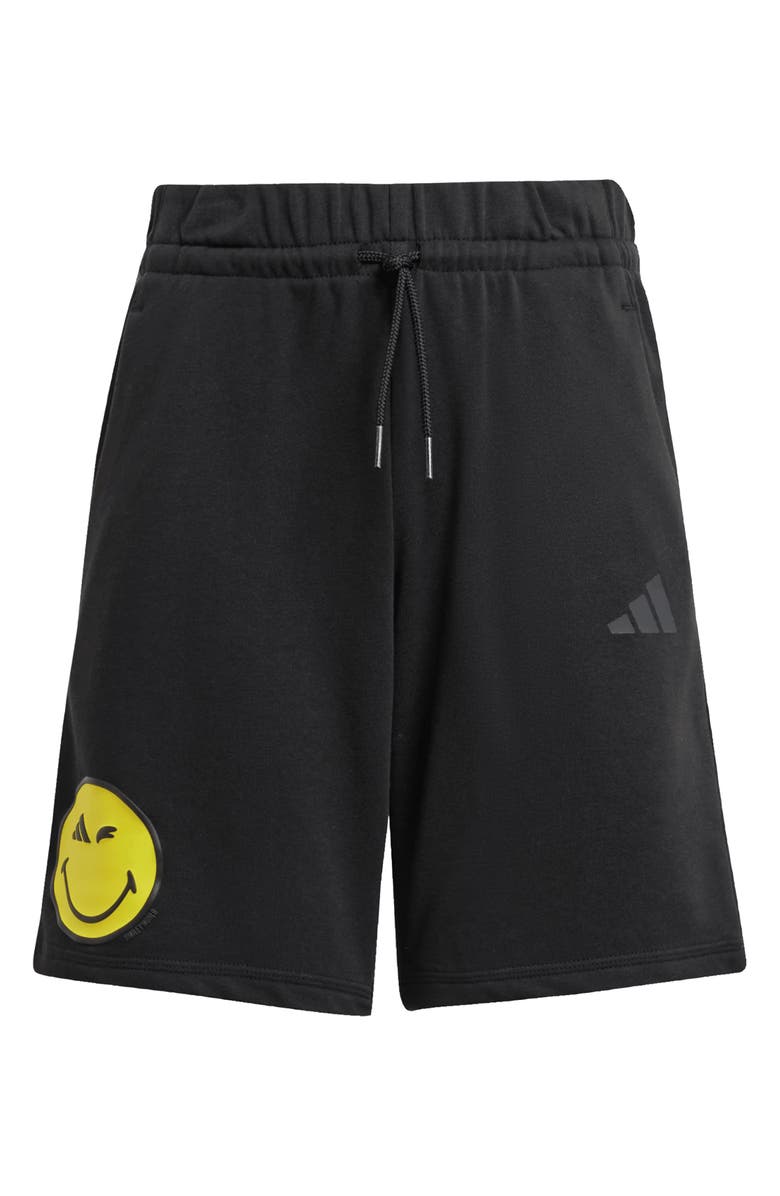 adidas Originals x Smiley World Kids' French Terry Shorts, Main, color, 