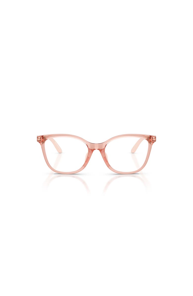 Emporio Armani 46mm Butterfly optical glasses, Alternate, color, Pink