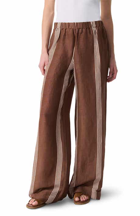 rag & bone Olivia Stripe Linen & Silk Pants