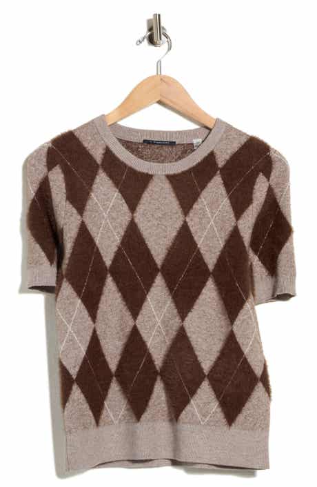 Eyelash Knit Short Sleeve Sweater