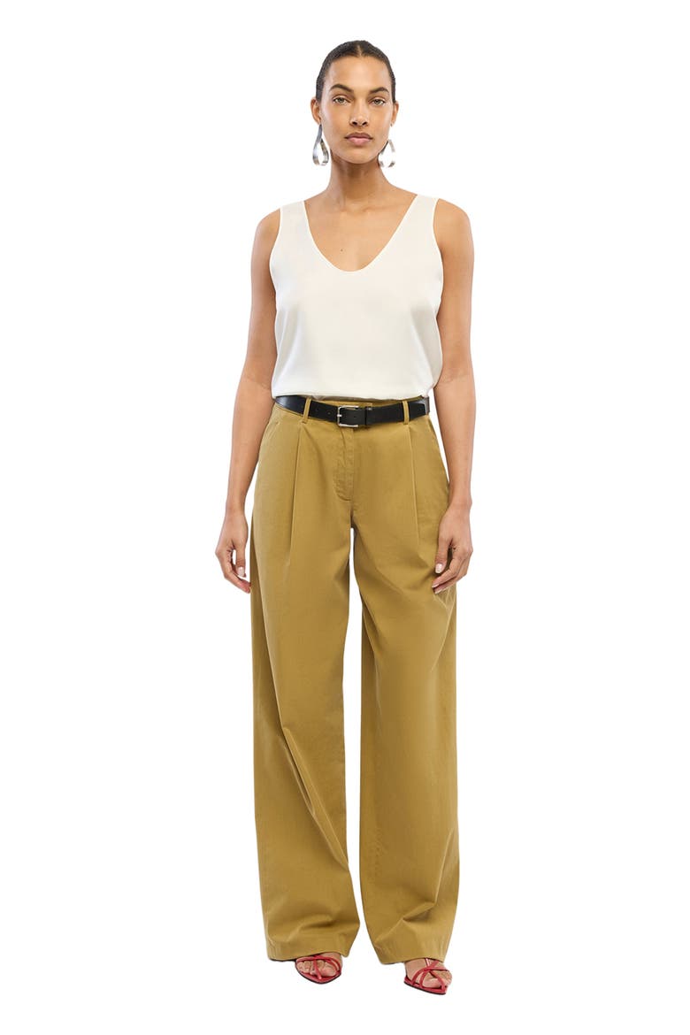 Relaxed Wide Leg Pant, Main, color, THYME