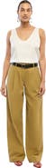 Another Tomorrow Relaxed Wide Leg Pant