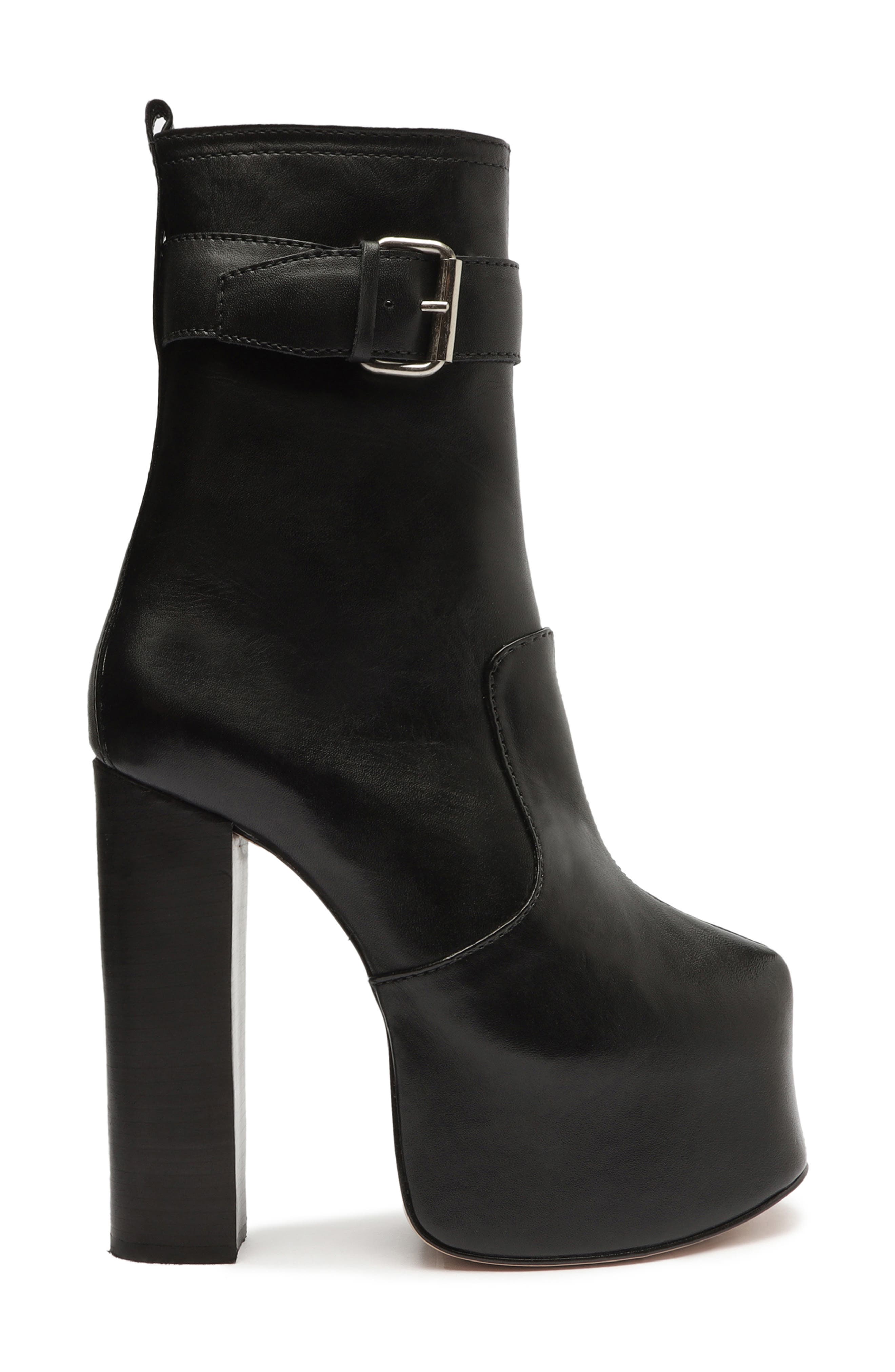 Schutz Aberdeen Buckle Platform Boot, Alternate, color, 