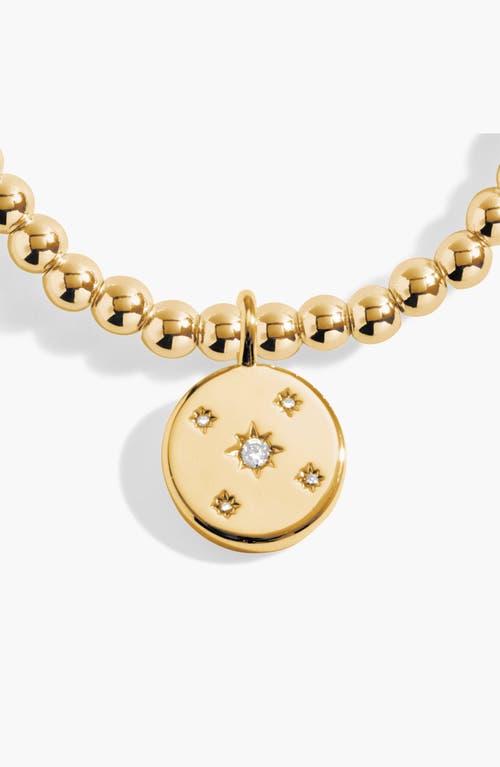 A Littles & Co. A Littles & Co A Little 'wonderful Things Are Coming Your Way' Bracelet In Gold-tone Plating In Gold