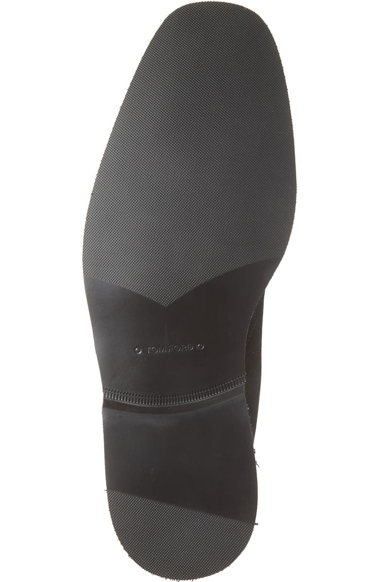 TOM FORD Suede Desert Boot, Alternate, color, Black