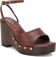 LONDON RAG Colada Ankle Strap Studded Wedge Sandal