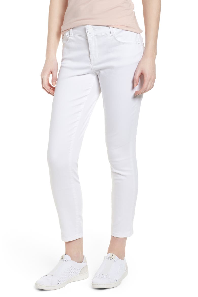 Ab-Solution Ankle Skimmer Jeans (Nordstrom Exclusive), Main, color, OPW- OPTIC WHITE