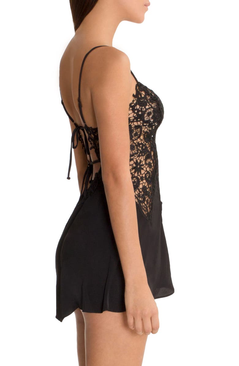 In Bloom by Jonquil Lace & Satin Chemise, Alternate, color,