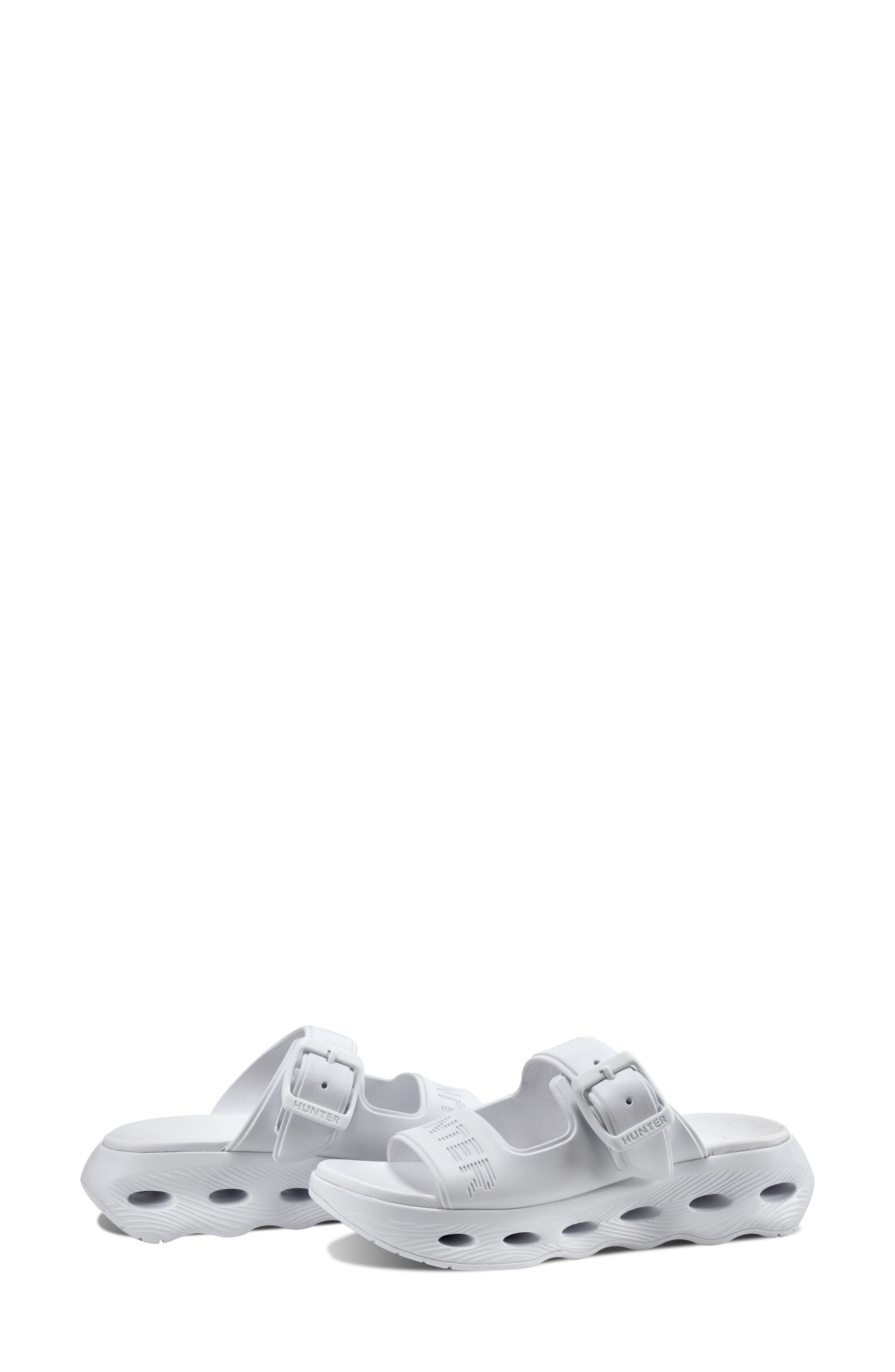Hunter Greta Slide Sandal, Alternate, color, White