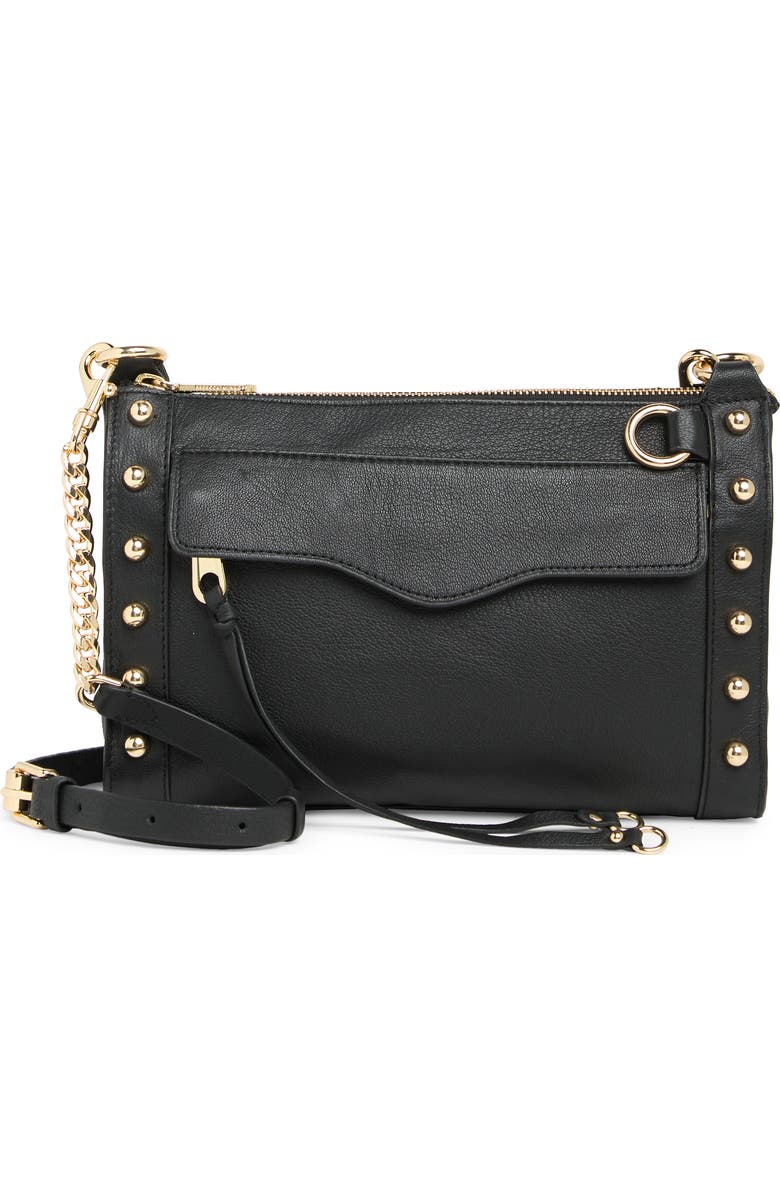 Rebecca Minkoff M.A.B. Stud Crossbody Bag, Main, color,