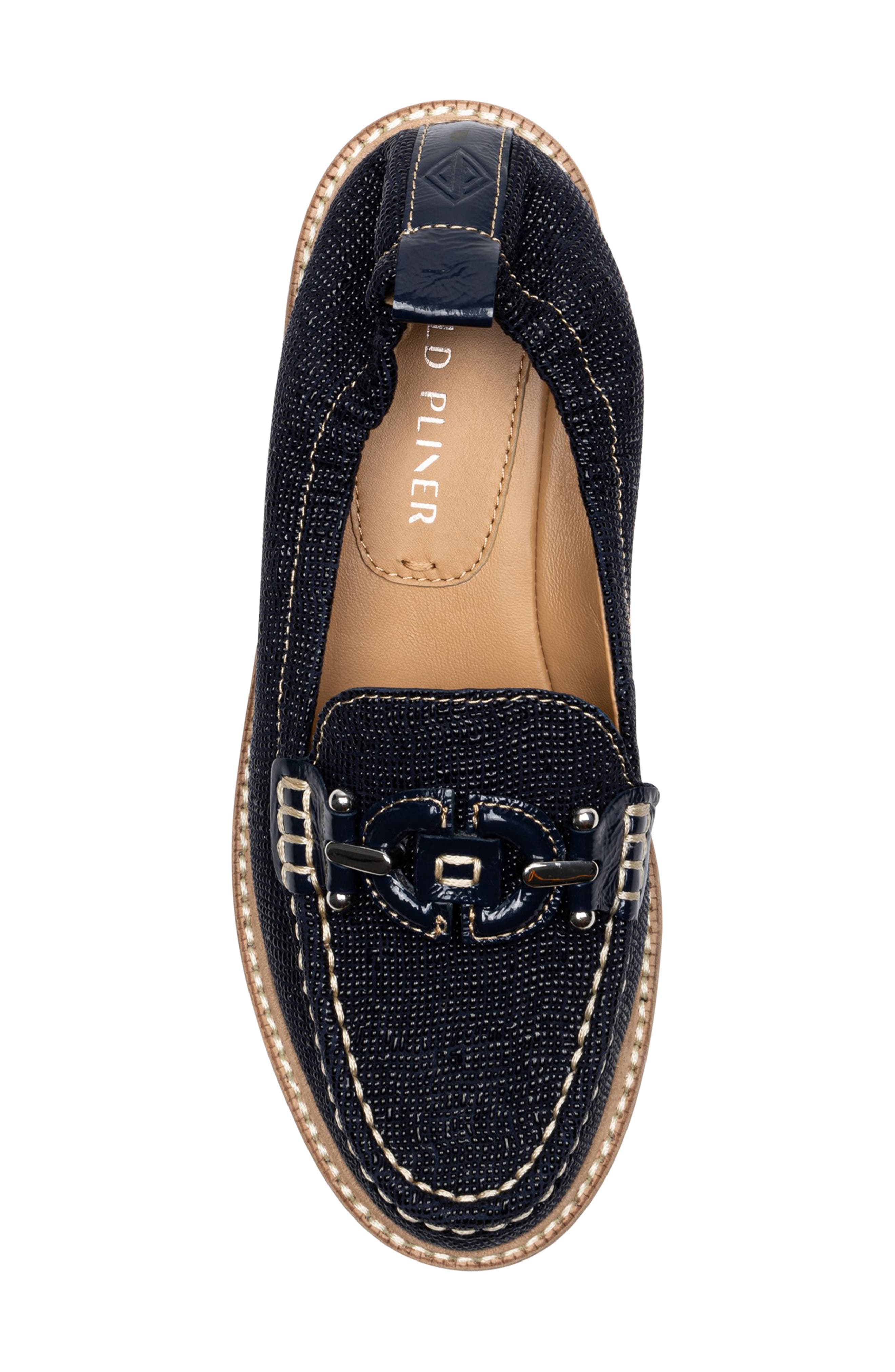 Donald Pliner Lomma Platform Loafer, Alternate, color, Navy