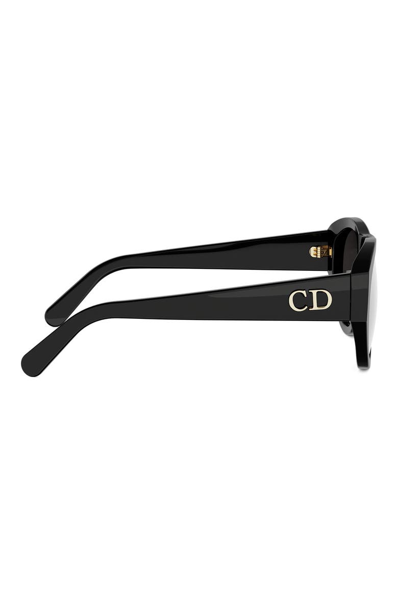 Glow A1I Gradient Pilot Sunglasses, Alternate, color, SHINY BLACK / GRADIENT SMOKE