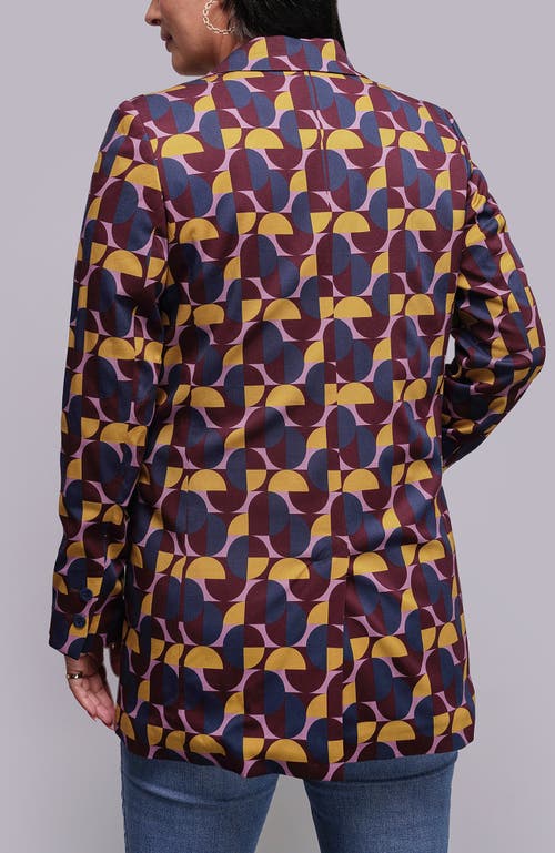 Wildfang The Empower Double Breasted Blazer In Multi