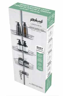 J AND V TEXTILES Rustproof Corner Shower Caddy