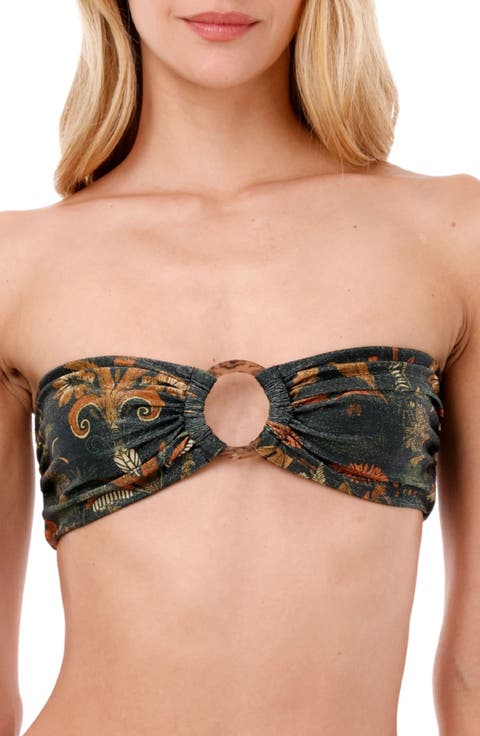 Jade Oasis Cast Bandeau Bikini Top