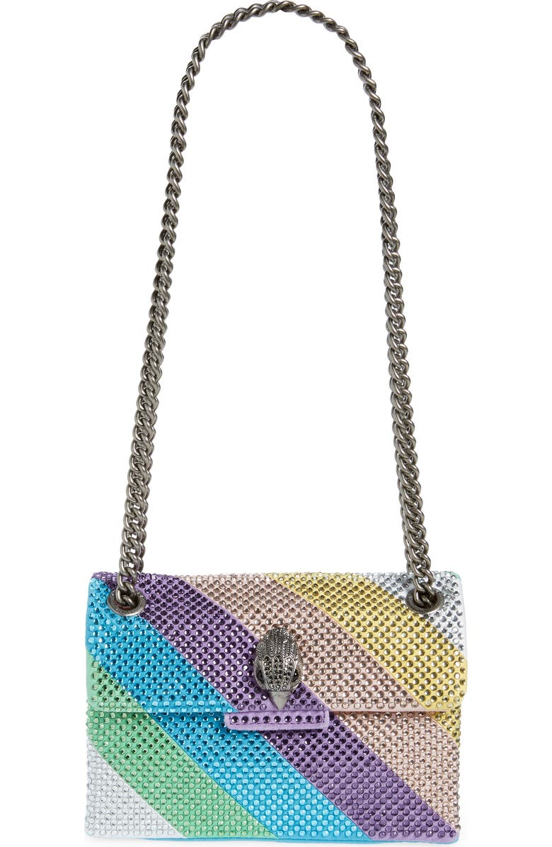 Kurt Geiger London Mini Kensington Rhinestone Shoulder Bag, Main, color,
