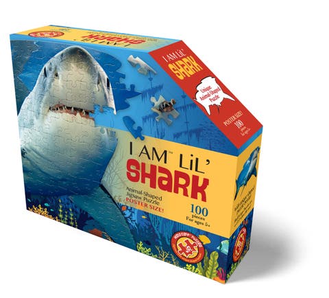 Jr. I Am Lil’ Shark 100 Pieces Animal Shaped Jigsaw Puzzle