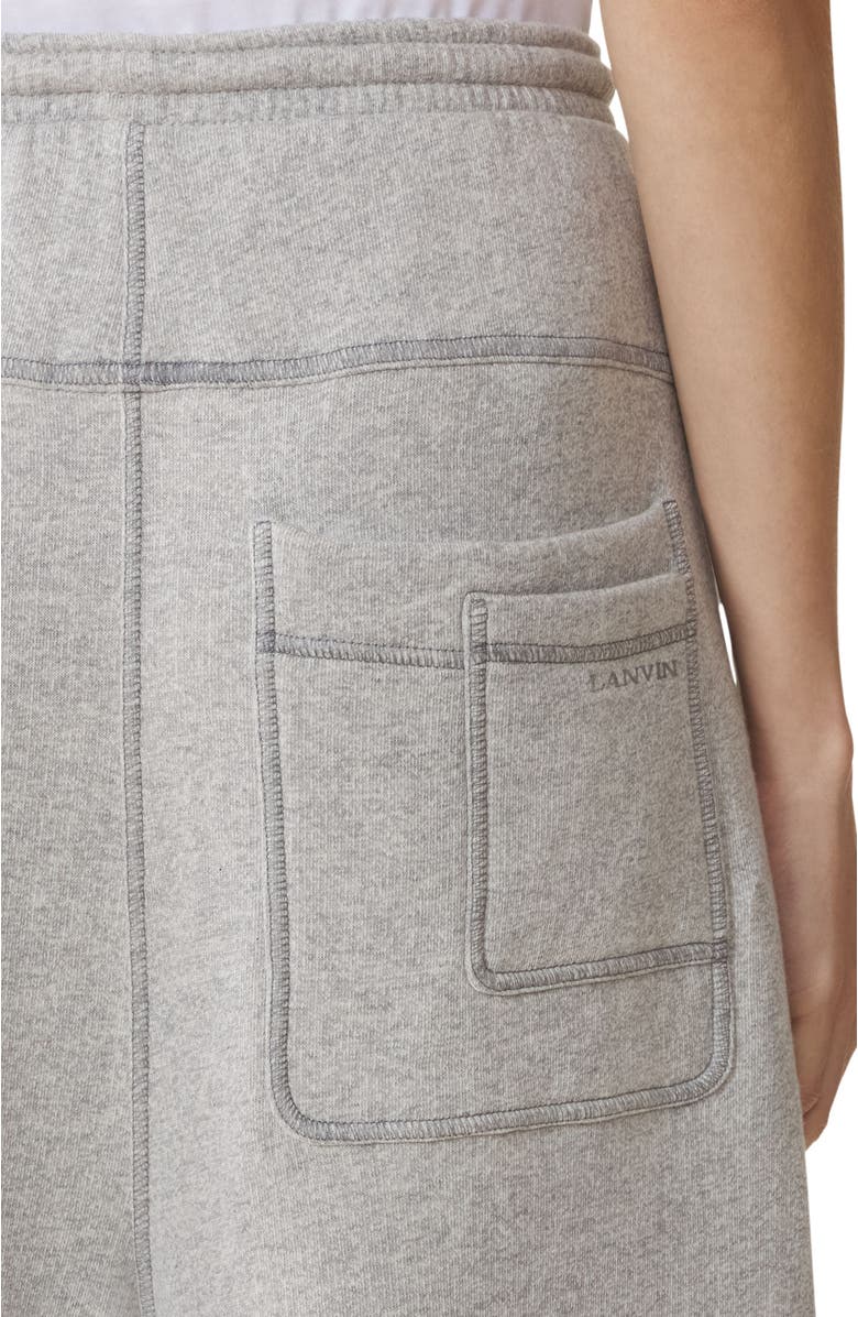 Lanvin Cotton Jersey Pants, Alternate, color, 