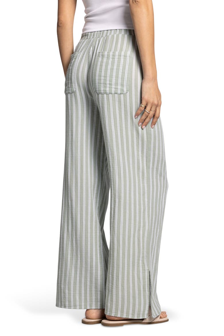Verna Wide Leg Pants, Alternate, color, SAGE WHITE