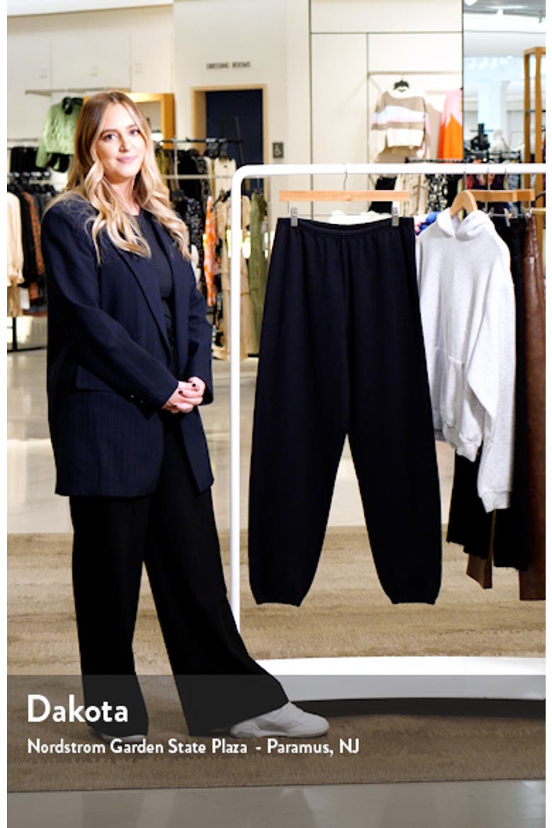 Cotton Blend Fleece Joggers video