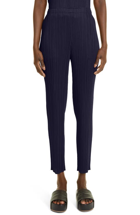 Pleated Ankle Pants