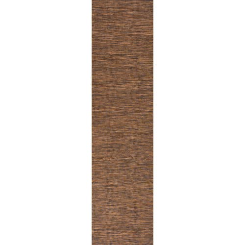 Shop Jonathan Y Ethan Modern Flatweave Solid Indoor/outdoor Area Rug In Brown
