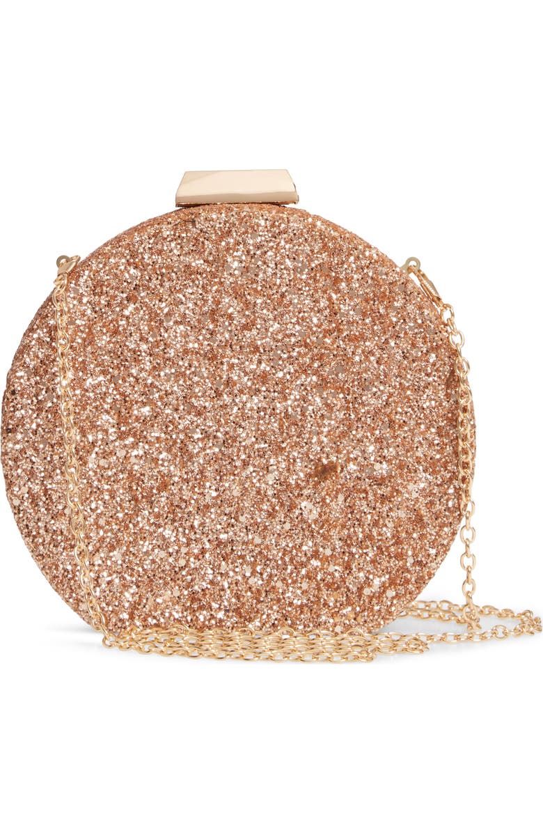 NATASHA Tasha Glitter Clutch, Alternate, color,