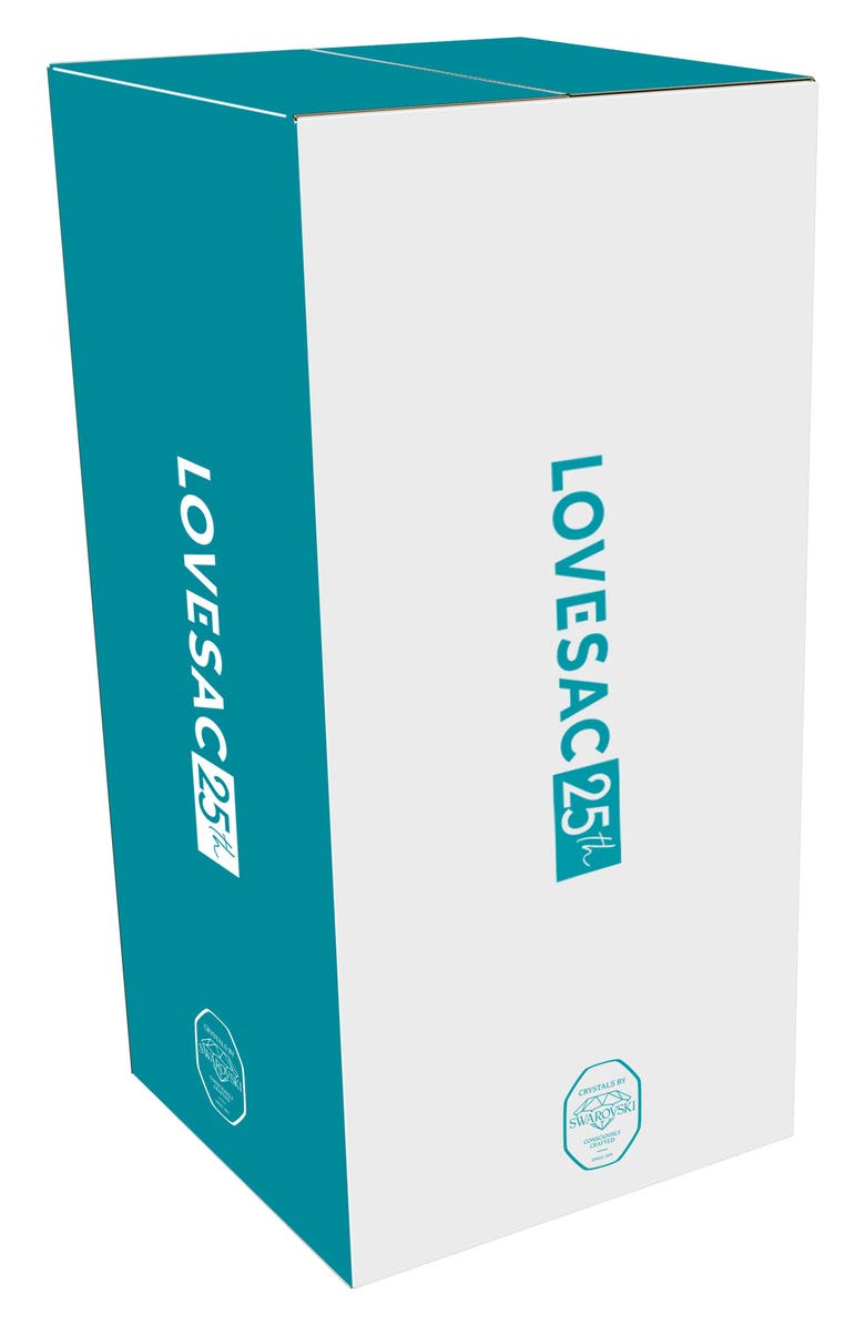 Lovesac Footsac Swarovski<sup>®</sup> Crystal Embellished Faux Fur Blanket, Alternate, color, 