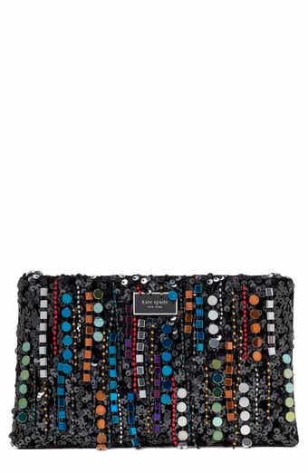 nova fringe embellished clutch