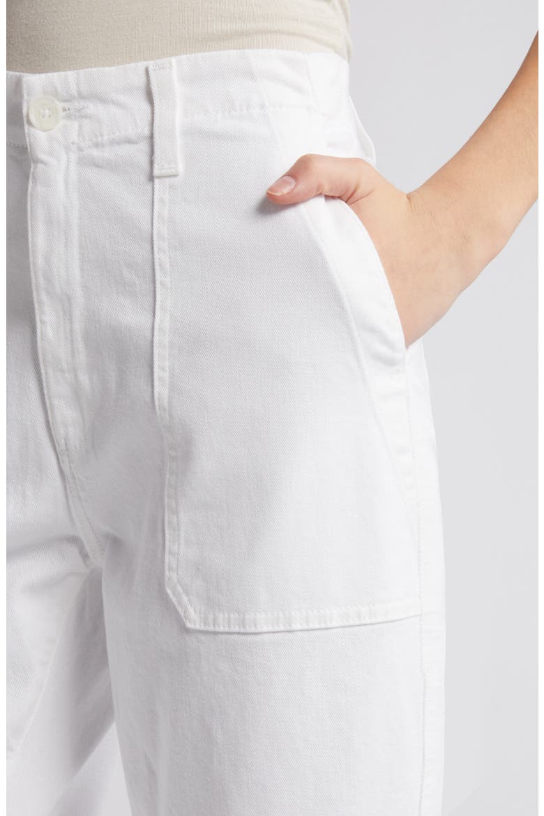 Analeigh High Waist Jeans, Alternate, color, CLOUD WHITE