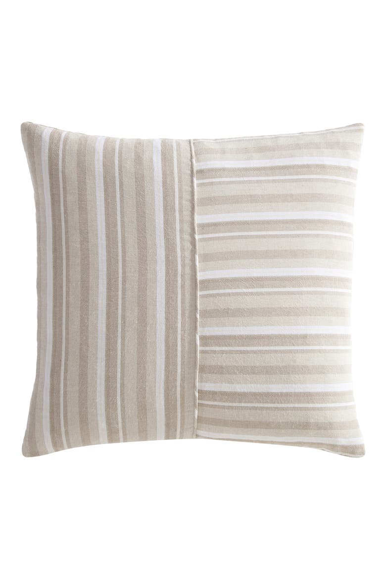 Driftwood Accent Pillow, Main, color, BEIGE/ WHITE