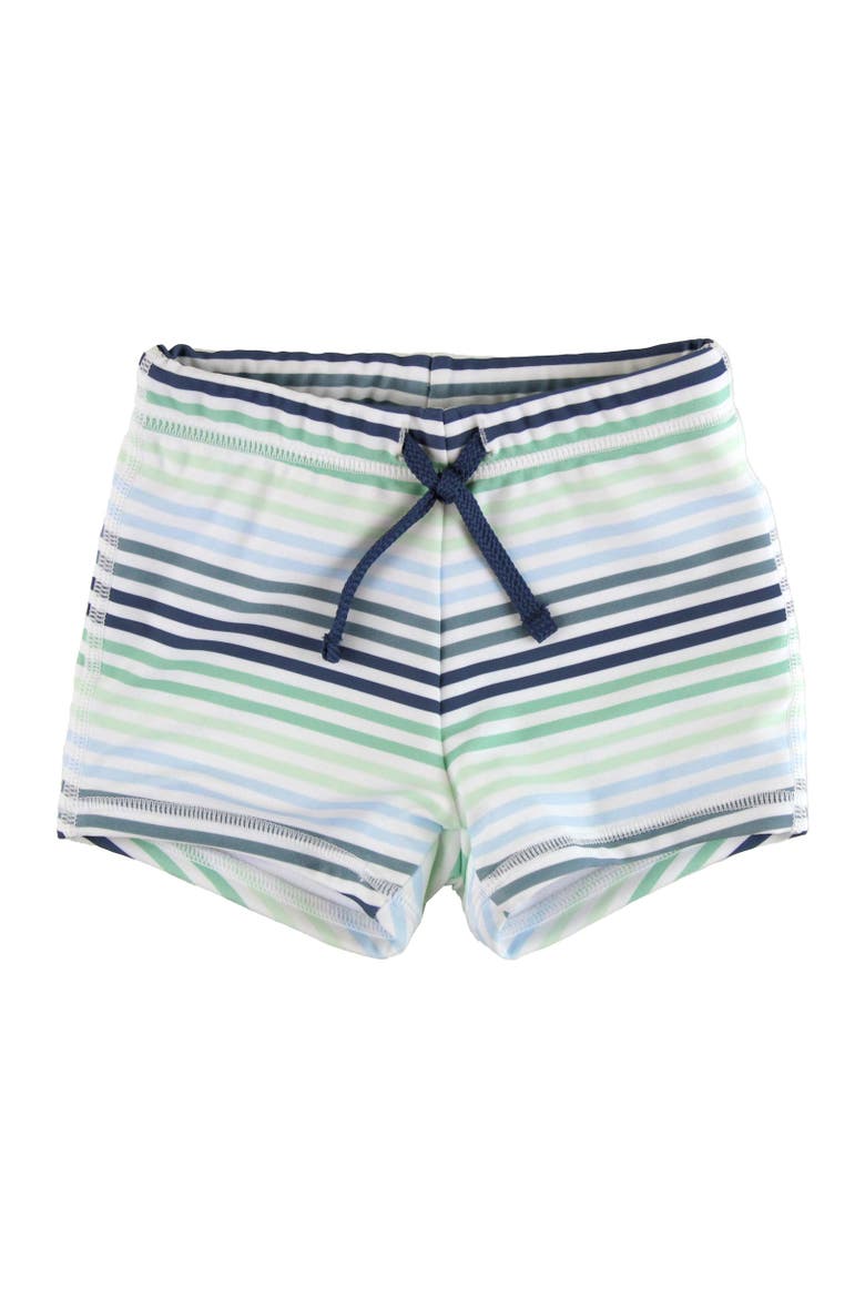 Boys UPF50+ Swim Shorties, Main, color, Coastal Stripes