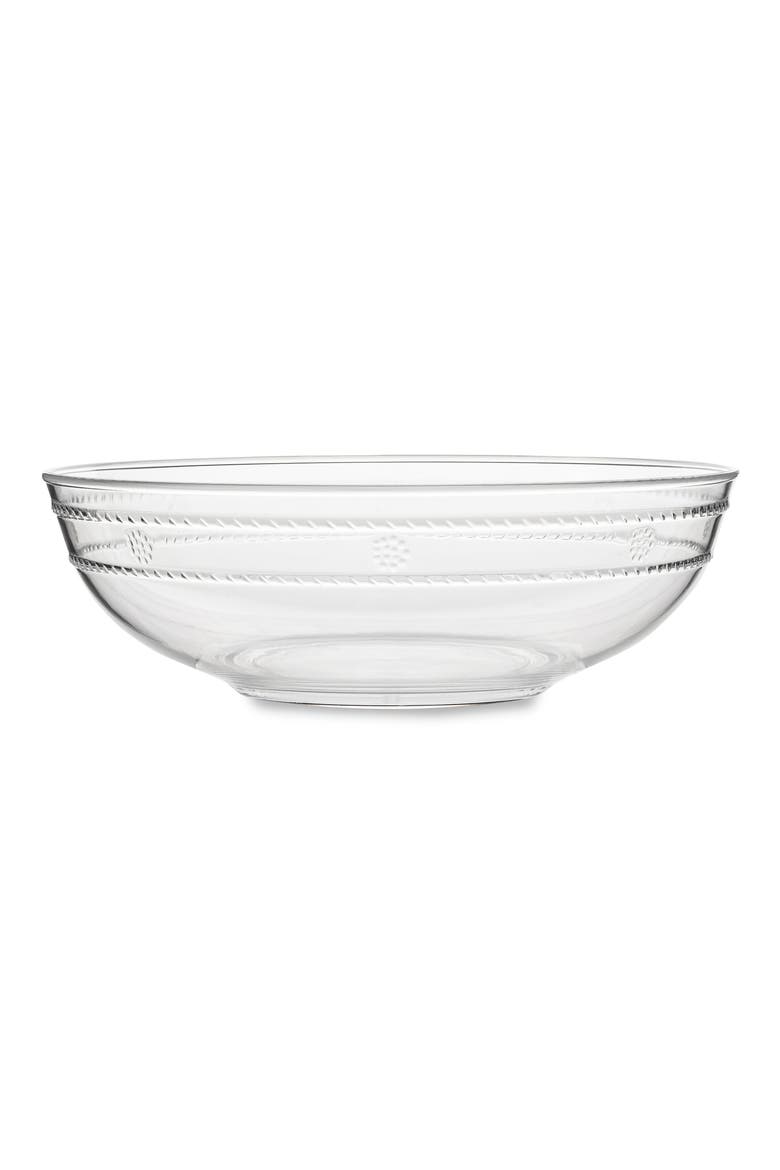 Isabella Acryllic Serving Bowl, Main, color, CLEAR