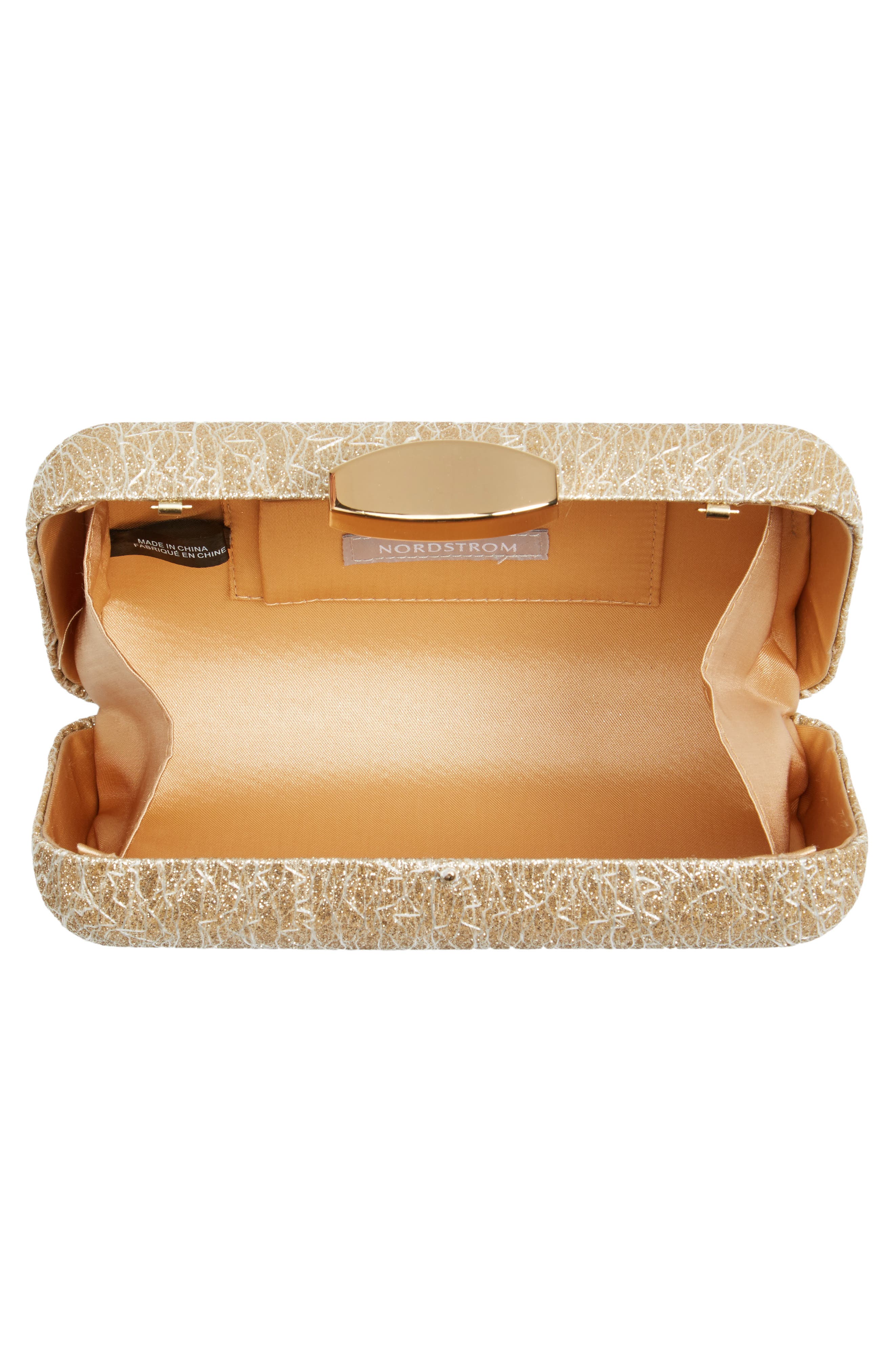 Nordstrom Abstract Lace Minaudière, Alternate, color, 