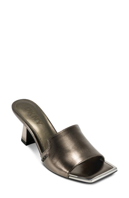Dkny Kailyn Slide Sandal In Metallic