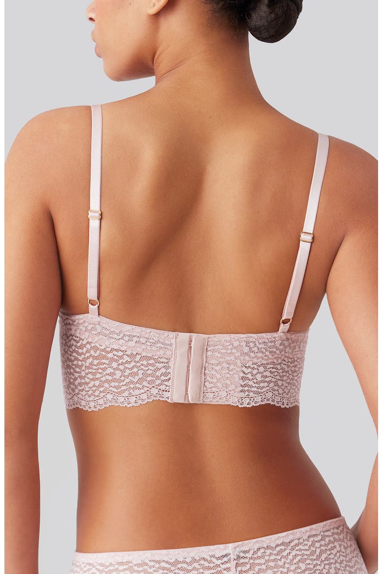 Untamed Underwire Longline Demi Bra, Alternate, color, ROSE SMOKE
