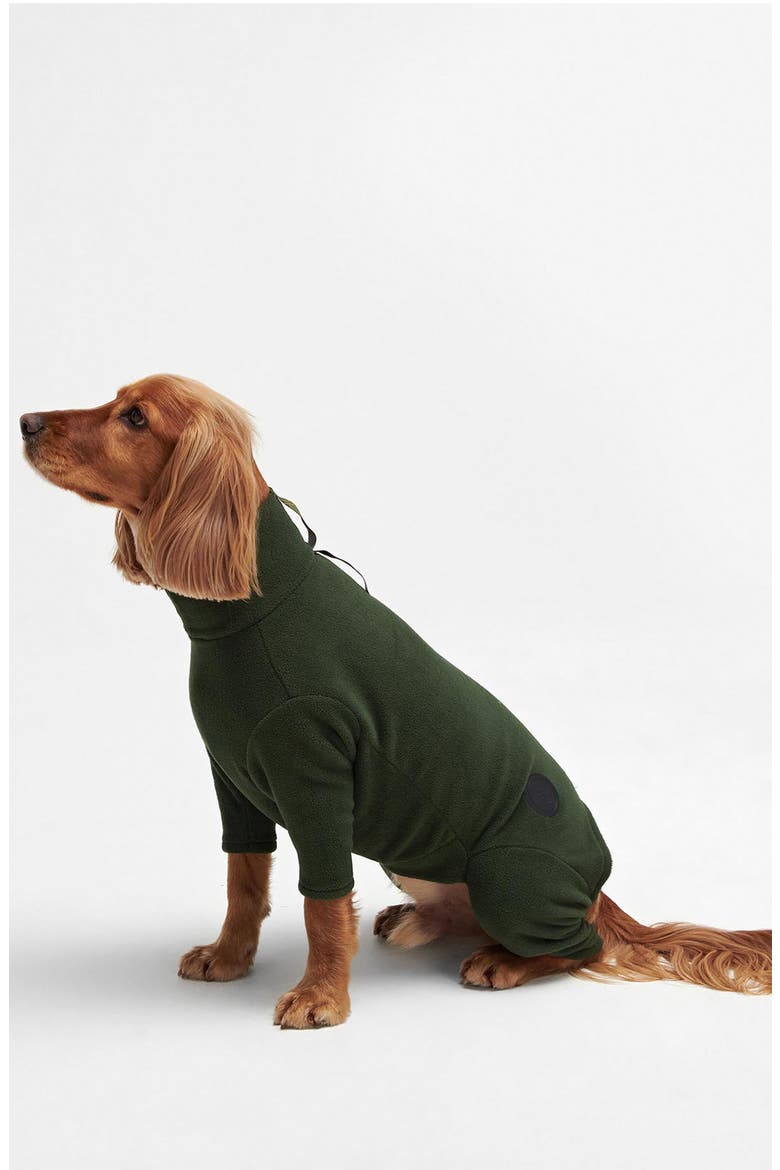 Turtlneck Fleece Dog Sweater, Alternate, color, GREEN