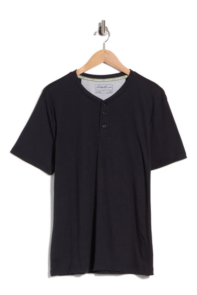 Jersey Henley T-Shirt, Alternate, color, BLACK